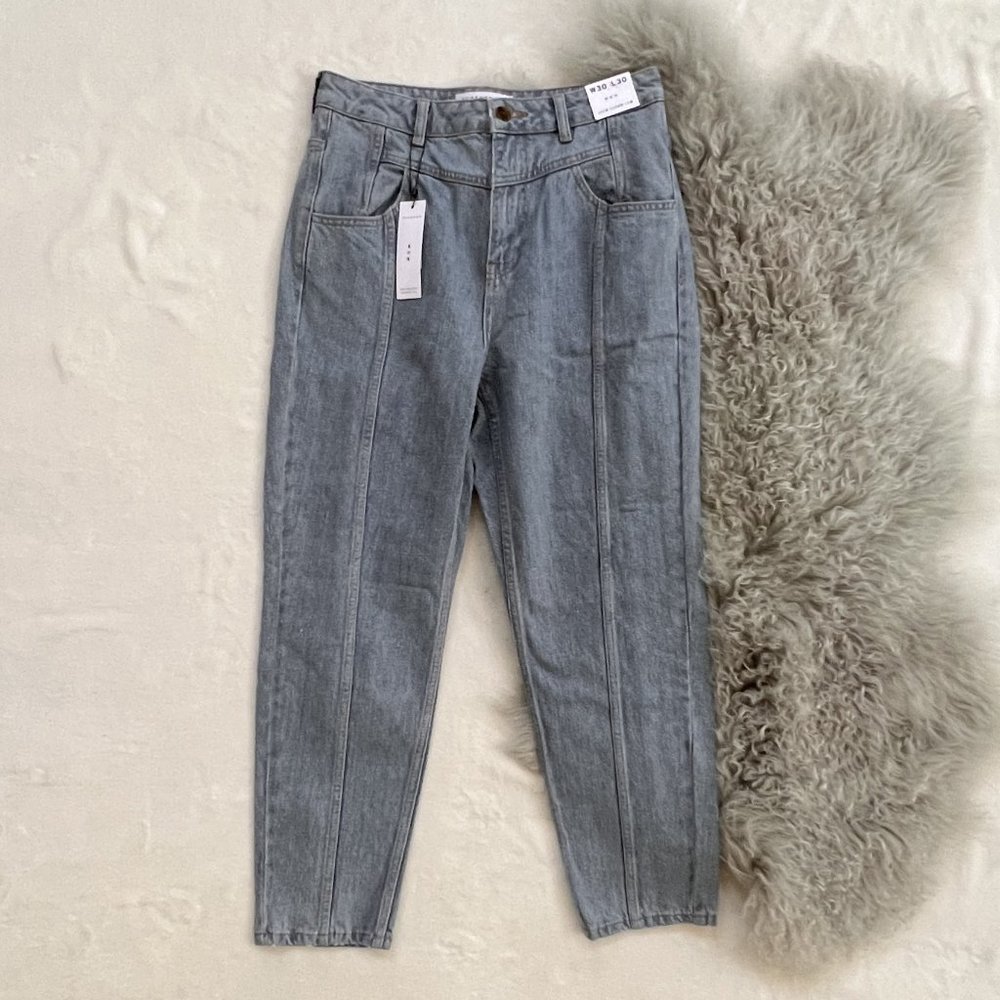 TOPSHOP High Rise Mom Jeans